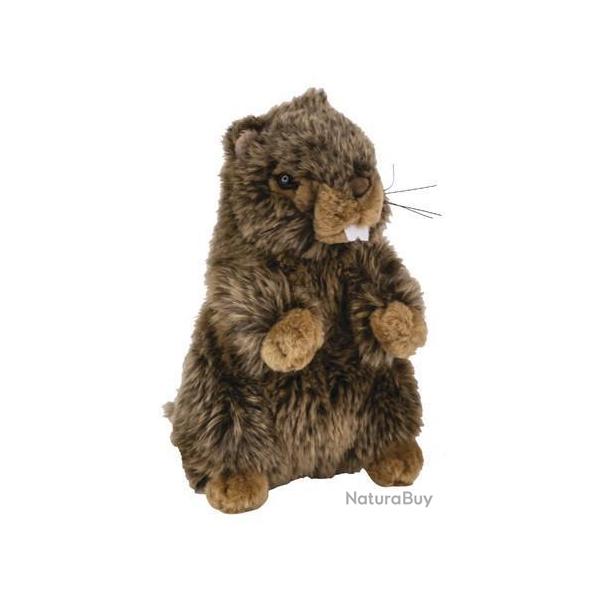 PROMO ! PELUCHE MARMOTTE 18 CM