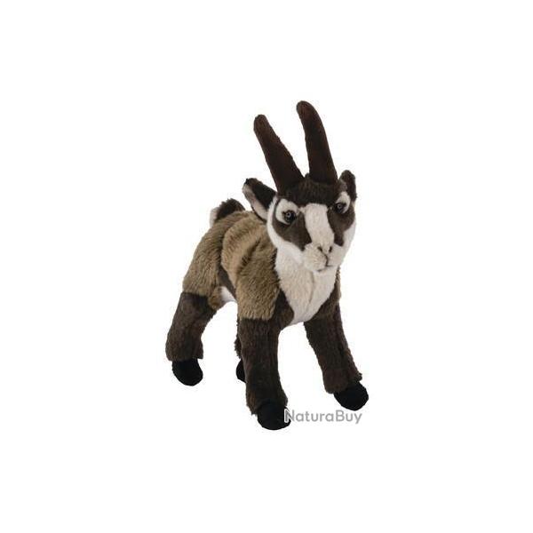 PROMO ! PELUCHE CHAMOIS DES ALPES NATURE DE BRENNE 21 CM