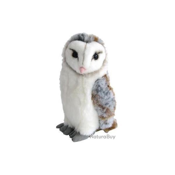 PROMO ! PELUCHE CHOUETTE EFFRAIE NATURE DE BRENNE 27 CM