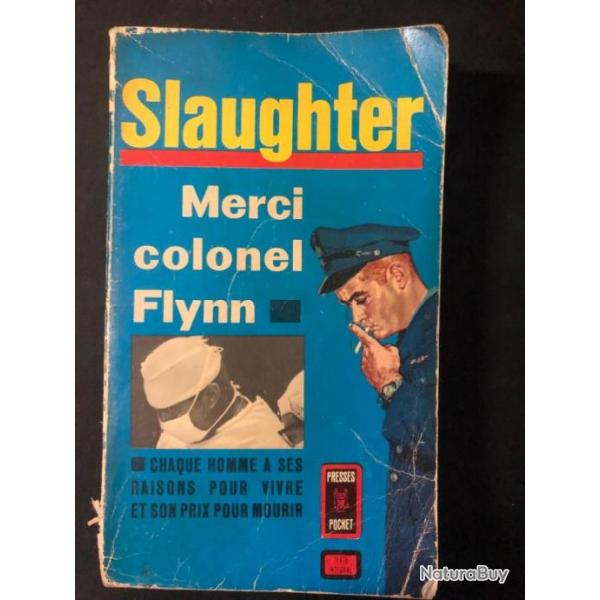 Livre merci Colonel Flynn de F.G. Slaughter