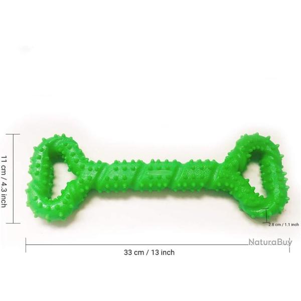 Os � m�cher 33 cm en caoutchouc pour chien - Jouet pour chiens - Livraison gratuite et rapide