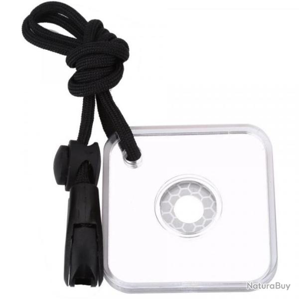 Miroir de Signalisation Solaire Incassable avec Trou de Vis�e & Cordon R�glable, �tre Rep�r� de Loin