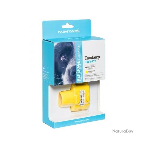 COLLIER SEUL BEEPER NUM AXES. RADIO PRO JAUNE.