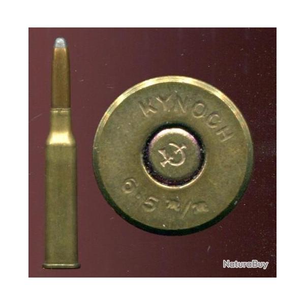 6.5 x 53 R Mannlicher - KYNOCH - balle cuivre pointe plomb arrondie