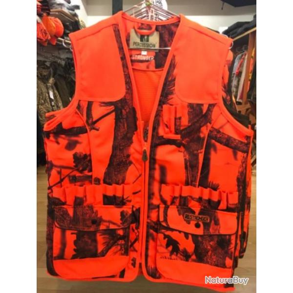 Gilet De Traque PERCUSSION Stronger - Ghost Camo Taille M