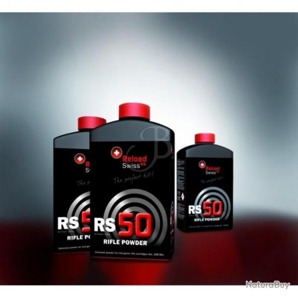 Poudre Reload Swiss RS50 - bidon de 1kg