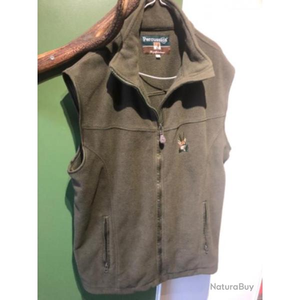 Polaire sans manche percussion