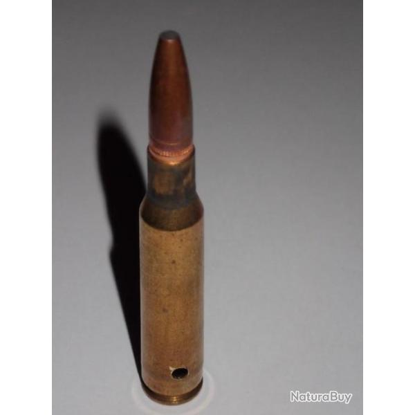 Cartouche neutralis�e - 270 Win - FC - Ogive semi blind� nez plat