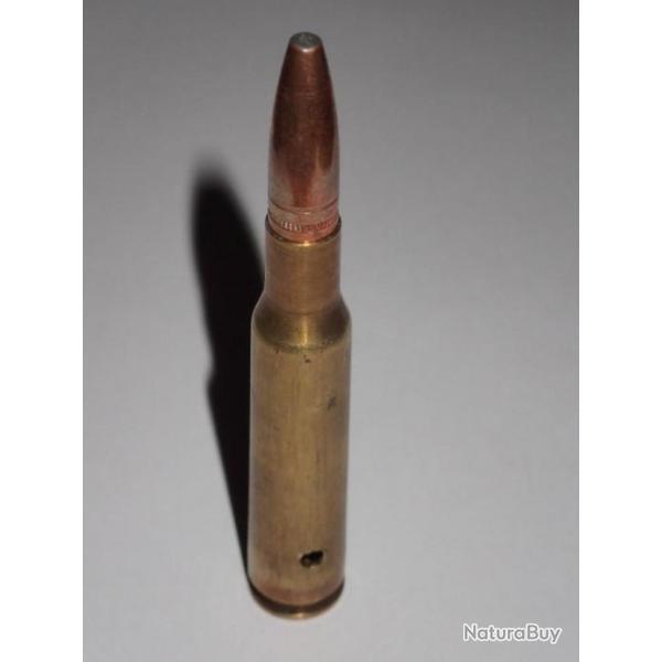 Cartouche neutralis�e - 270 Win raccourci - Winchester - Ogive semi blind� nez plat