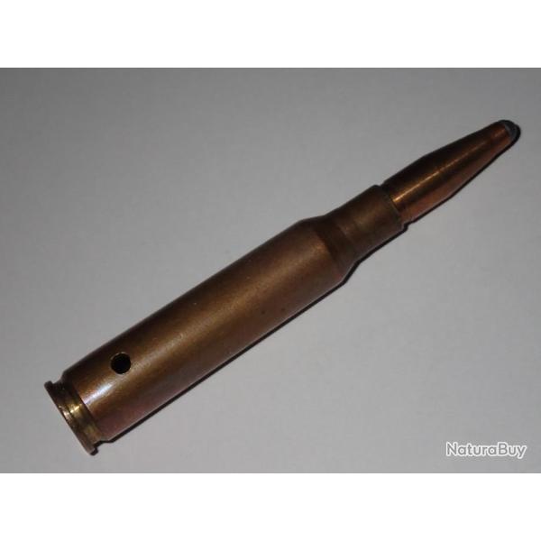 Cartouche neutralis�e - 6,5x57 - RWS - Ogive cuivre semi blind�