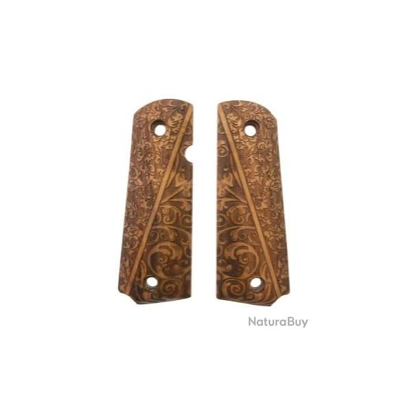 Colt 1911  poign�e de peinture en bois, nouveau Design, d�coup� au laser
