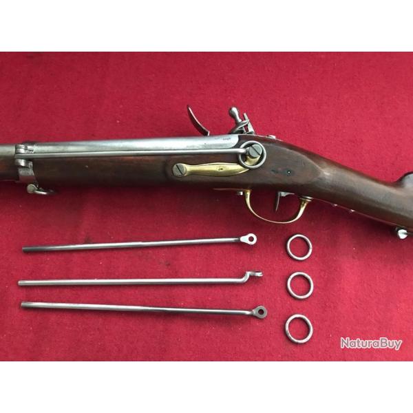 TRINGLE SUR MESURE  POUR MOUSQUETON DE CAVALERIE MODELE 1777 OU AN 9 OU MLE 1786 DE HUSSARD