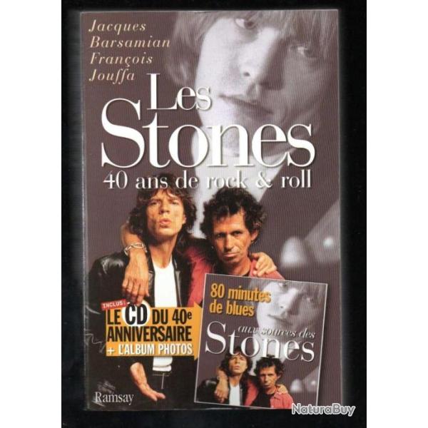les stones 40 ans de rock & roll de jacques barsamian et fran�ois jouffa sans cd