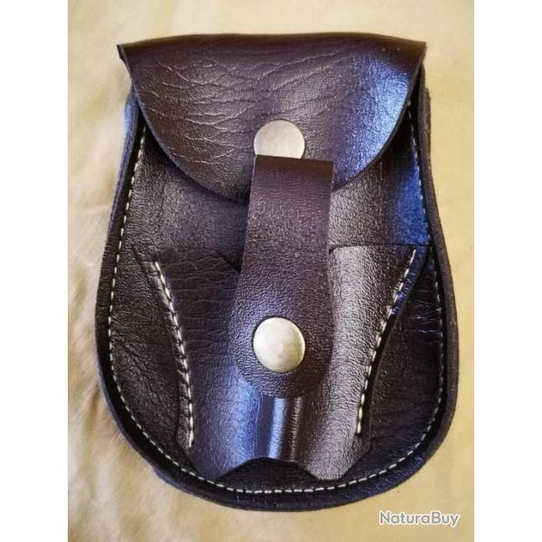 Etui de ceinture aimant� pour billes d'acier - porte lance-pierre