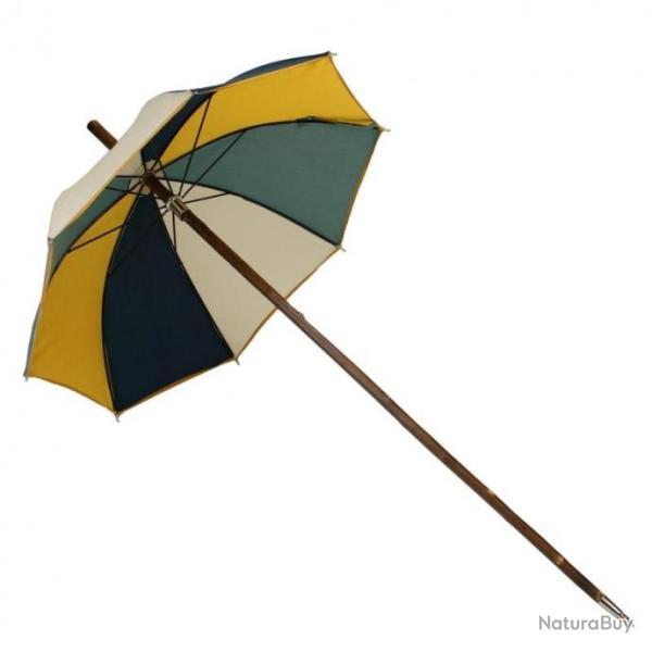 Parapluie de Randonn�e de Haute Qualit� en Bois de Ch�taignier Brod� Initial Canapluie Fait Main