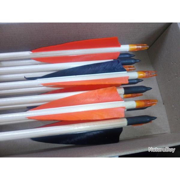 FLECHES BOIS BUCKTRAIL 35# - 5/16 - 100Gr