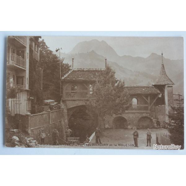 CPA Suisse Gruy�res Porte du Belhuard et le Mol�son