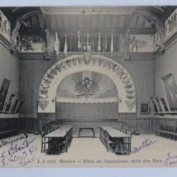 CPA Suisse Genève Hôtel de l'arquebuse Salle des Rois