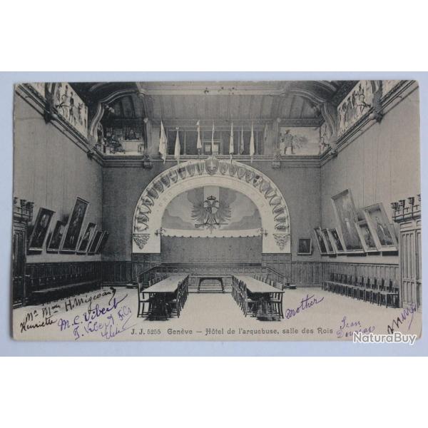 CPA Suisse Gen�ve H�tel de l'arquebuse Salle des Rois