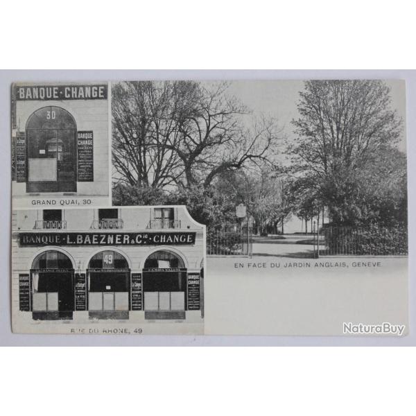 CPA Suisse Gen�ve Banque Change Baezner Rue de Rh�ne