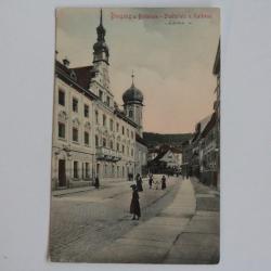 CPA Autriche Bregenz a Bodensee Stadtplatz u. Rathaus