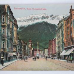 CPA Autriche Innsbruck Maria Theresienstasse
