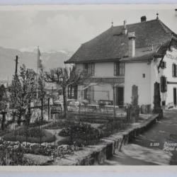 CPA Suisse Bouveret Hôtel de la Tour Restaurant Taverne