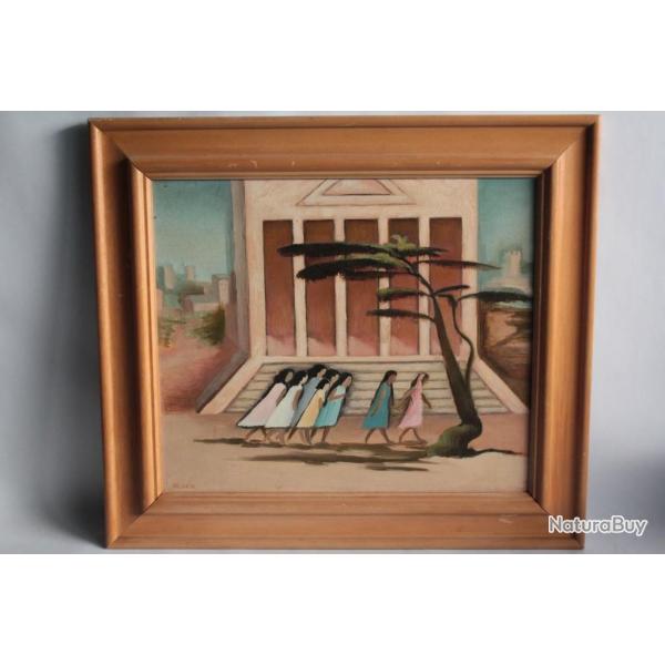 Tableau Peinture OLSEN Art naf