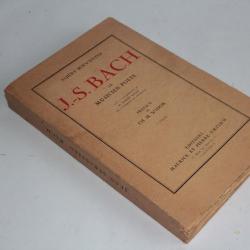 Livre J.S.Bach le musicien poète Albert Schweitzer