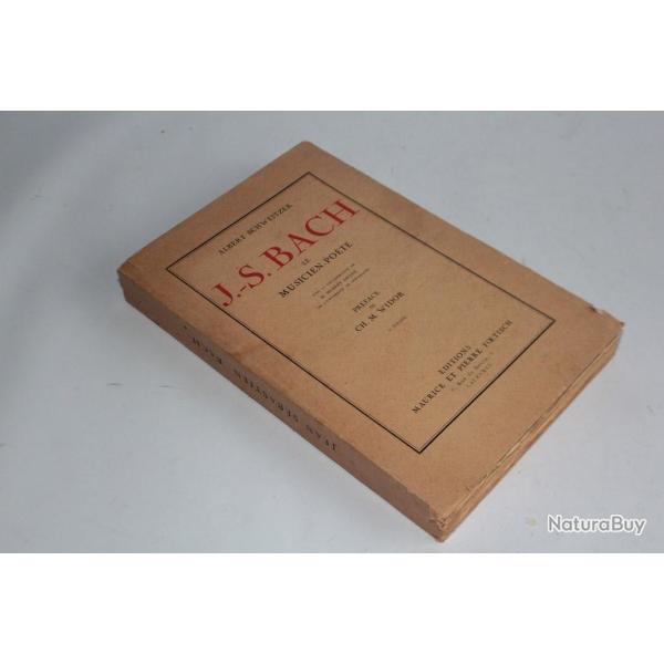 Livre J.S.Bach le musicien po�te Albert Schweitzer
