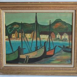 Tableau Peinture Bateaux G. Steinn
