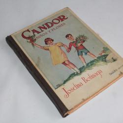 Livre Espagnol Candor Ninos y flores Josefina Bolinaga 1934 envoi signé