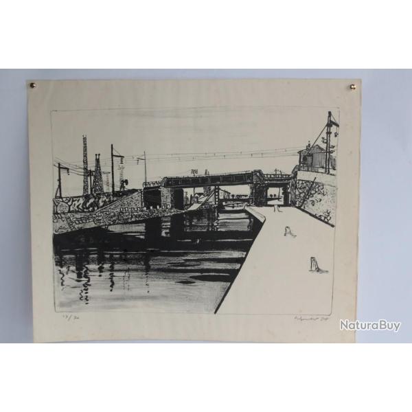Lithographie originale Willy SUTER