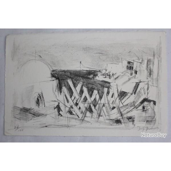 Lithographie originale Jean-Jacques GUT