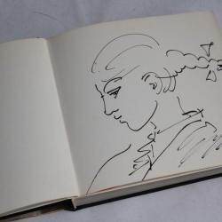 HANS ERNI Dessin original livre Candide Voltaire