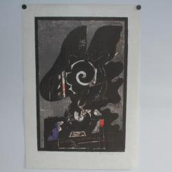 Lithographie originale Fred BAUER