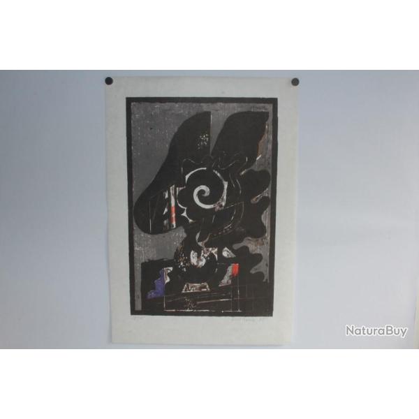 Lithographie originale Fred BAUER