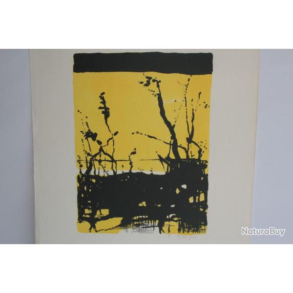 Lithographie originale Fernand GIAUQUE