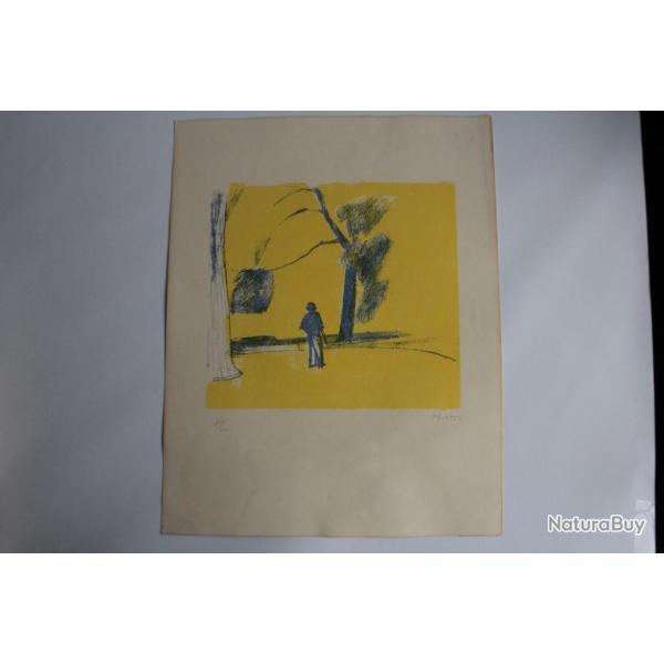 Lithographie originale Victor SURBEK