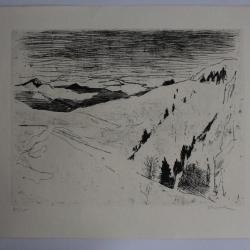 Lithographie originale Victor SURBEK