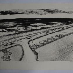 Lithographie originale Victor SURBEK