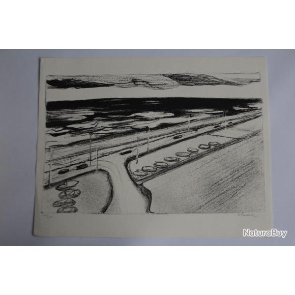 Lithographie originale Victor SURBEK