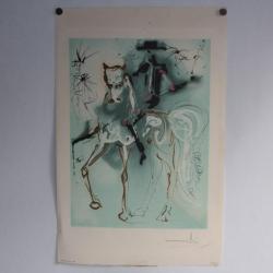 SALVADOR DALI Lithographie originale Le picador