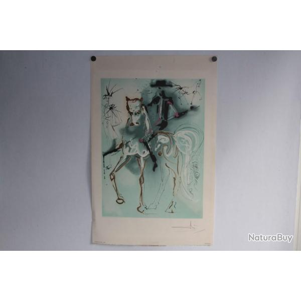 SALVADOR DALI Lithographie originale Le picador