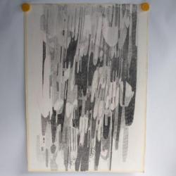 Technique mixte Dessin original Maly BLUMER 1963