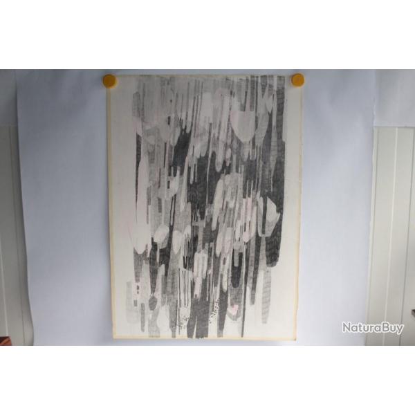 Technique mixte Dessin original Maly BLUMER 1963