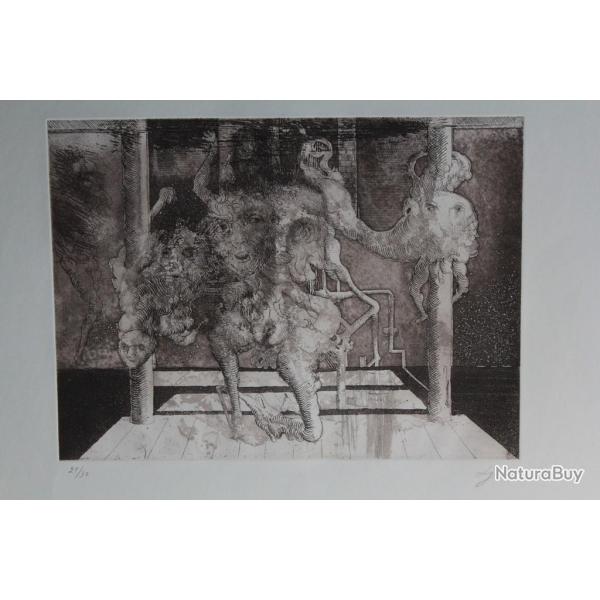 Lithographie originale LJUBA