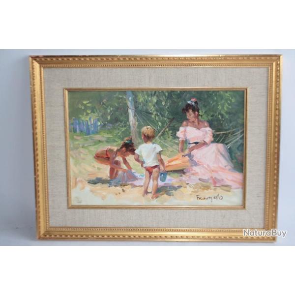 Tableau peinture BELOOUSOV Viktor Dans le Hamac