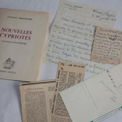 Livre Nouvelles Cypriotes Achille C. Emilianidès