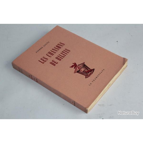 Livre Les chansons de Bilitis Pierre Lous Albert Gaeng 1946